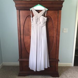 Grey, Bill Levkoff Bridesmaid Dress. 7016, size 10